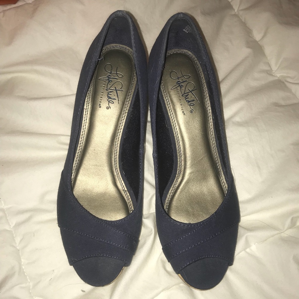 Navy Wedges